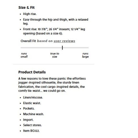 J. Crew Tie-waist linen-blend cargo pant 12 - Picture 7 of 10